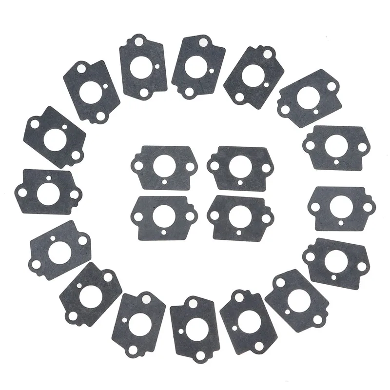 20Pcs/Set Carburetor Rebuild Kit Grass Cutter Washer For Stihl Craftsman Poulan For Echo Weedeater Zama Walbro Carb Gaskets
