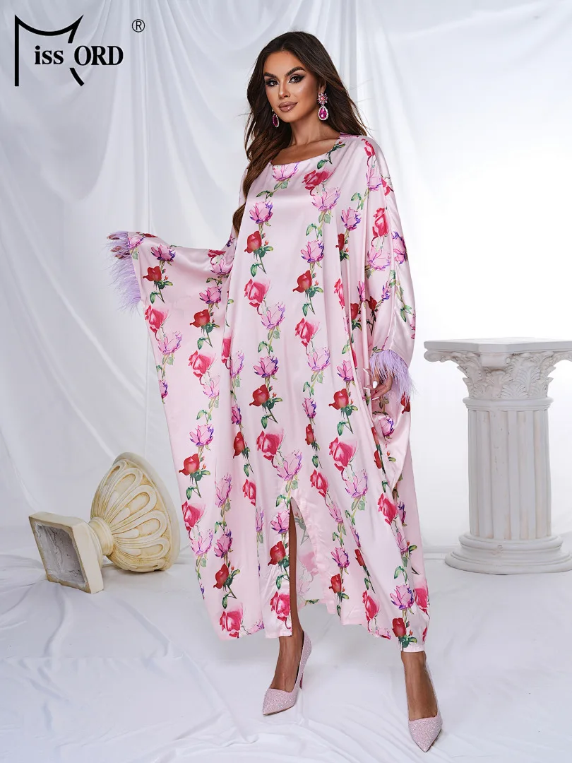 

Missord 2026 Summer New Loose Comfortable Floral Birthday Party Elegant Beautiful Women's Maxi Dress