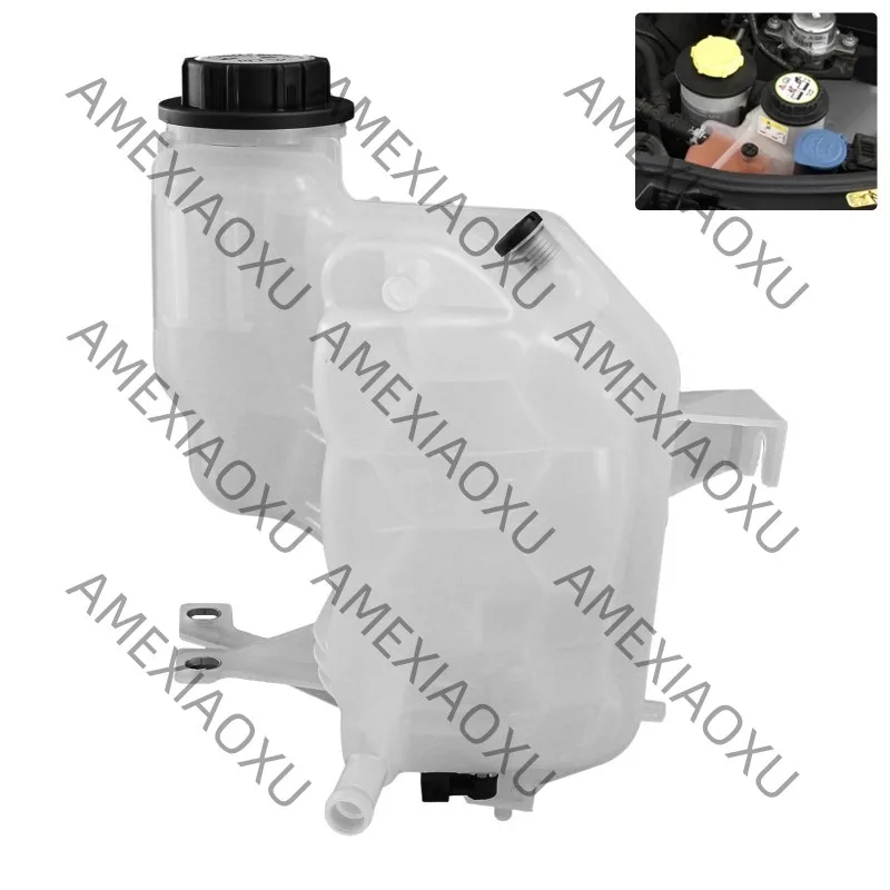 LR020367 Radiator Coolant Overflow Container for Land Rover Discovery 3 4 Range Rover Sport Expansion Tank W/ Sensor Gas Diesel