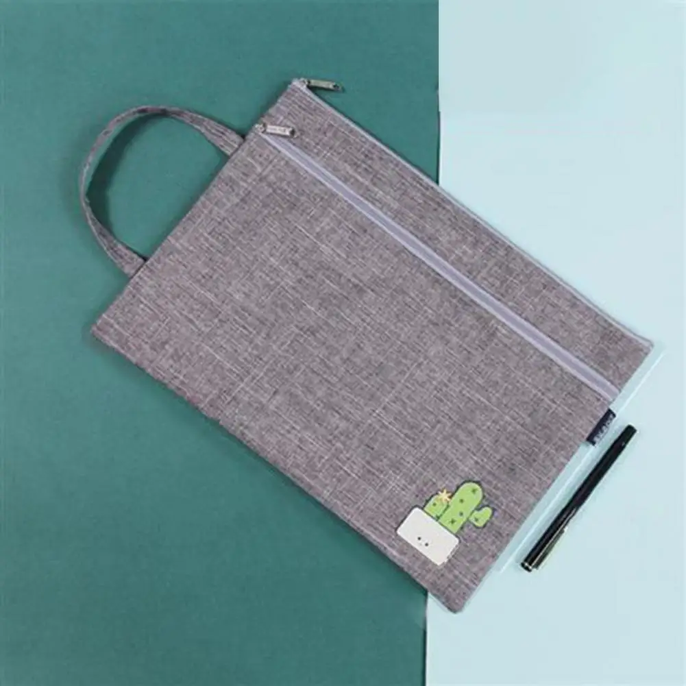 부드러운 지퍼가 달린 다층 만화 파일 거치대, A4 문서 거치대, 비즈니스 학교 기록 정리정돈 휴대용 파일