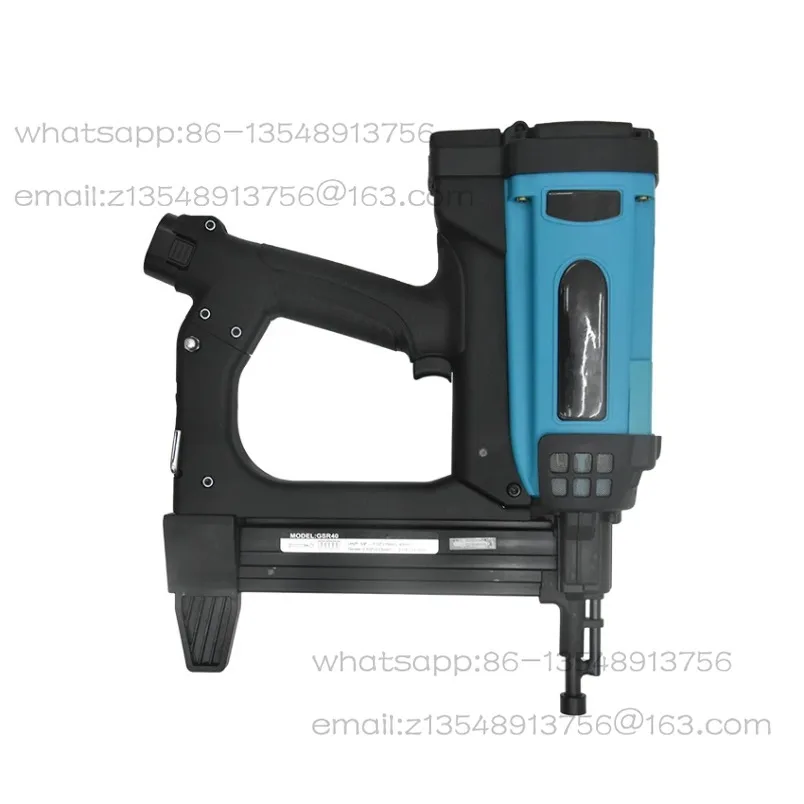 GSR40 Pneumatic Nail Nailer 7. 2V Lithium Battery Gas Nailer Steel Air Stapler Pneumatic Tools for Frame and Trunking 110-220V