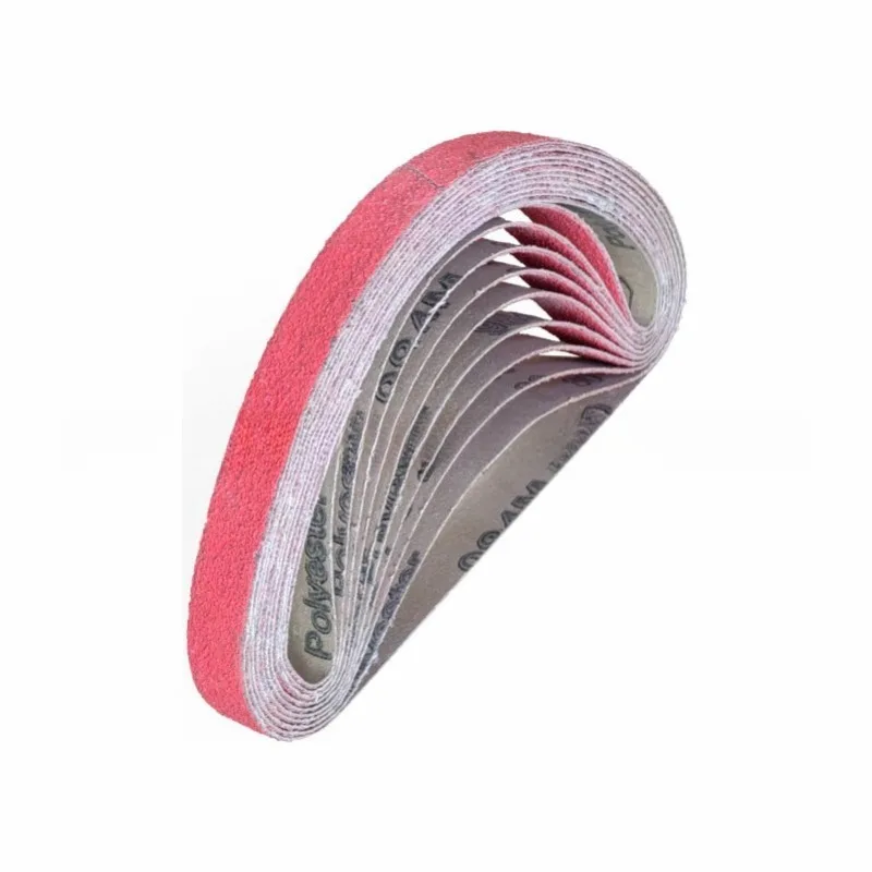 50pcs Zirconia Alumina Sanding Belt 10x330mm 20x520mm Ceramic Abrasive Belt For Pneumatic Sander Metal Polishing Deburring