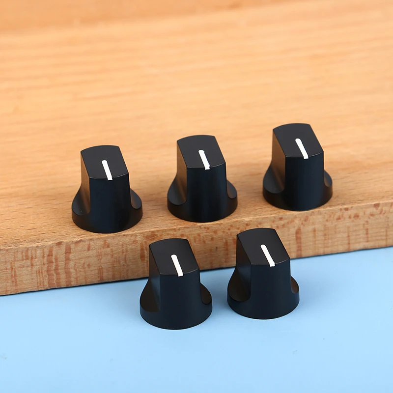 

5Pcs Duckbill Type Knob 19*16mm Potentiometer Bakelite Knob Cap Encoder Band Switch Flower Shaft Hole 6mm Knob
