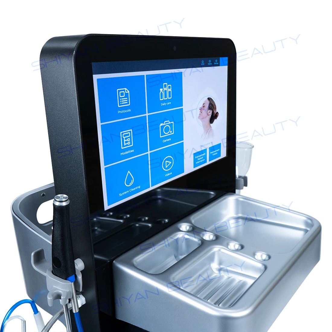 STLF LZS Máquina de cuidado facial hidrodermoabrasión de oxígeno mejorada para eliminación de espinillas