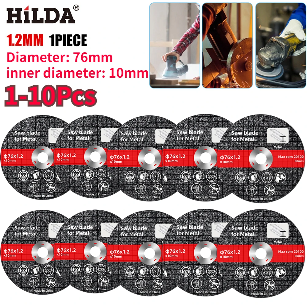 Lâmina de Serra Elétrica Moagem Disco de Corte Ferramenta Rotativa Ferramenta de Metal Ferramenta de Corte de Madeira Moedor Elétrico 110 Pcs 76 mm