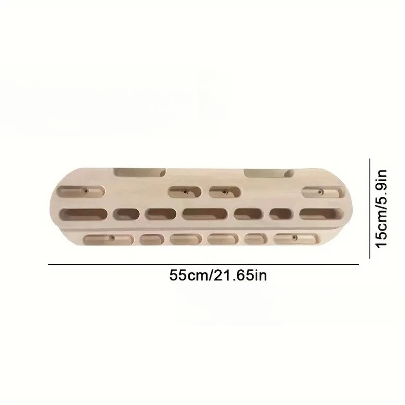 Climbing Board Finger Board Finger Forearm Strength Training Pull-up Grip Portable Wooden Fitness Climbing Board