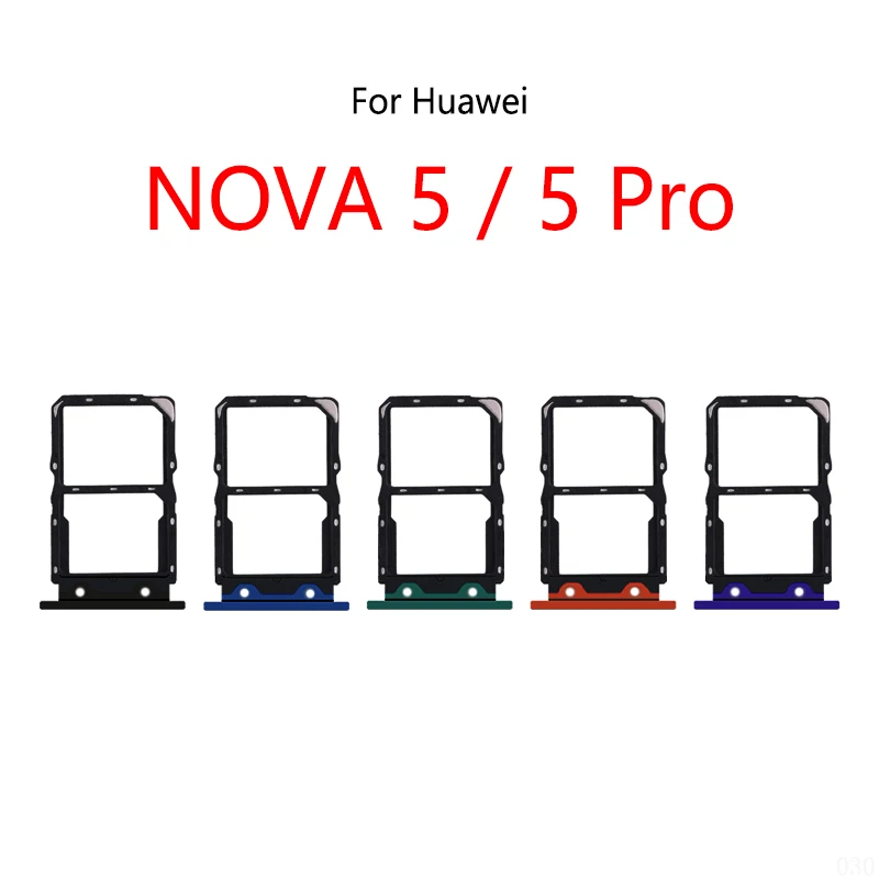 For Huawei Nova 5 / 5 Pro SIM Card Slot Tray Holder Sim Card Reader Socket