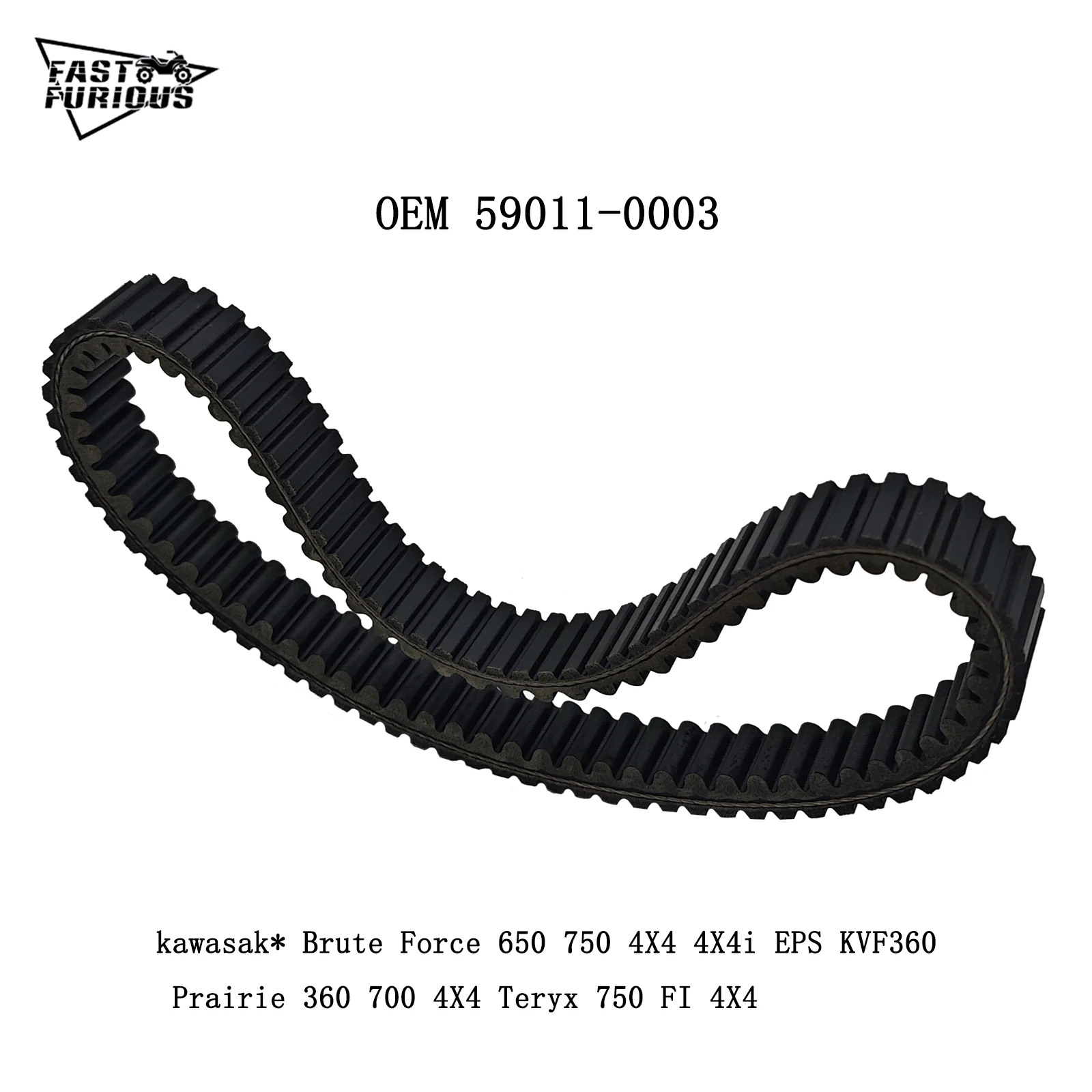 

Drive Belt 850x30 For Kawasak Brute Force 650 750 4X4 4X4i EPS KVF360 Prairie 360 700 4X4 Teryx 750 FI 4X4 59011-0003