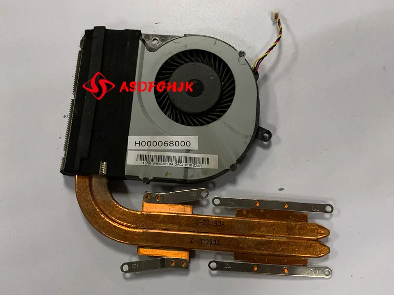 Used Original H000068000 Heatsink Cooling Fan 13N0-W9A0302 DFS531305M30T For Toshiba Satellilte P50-B 100% Tesed Ok