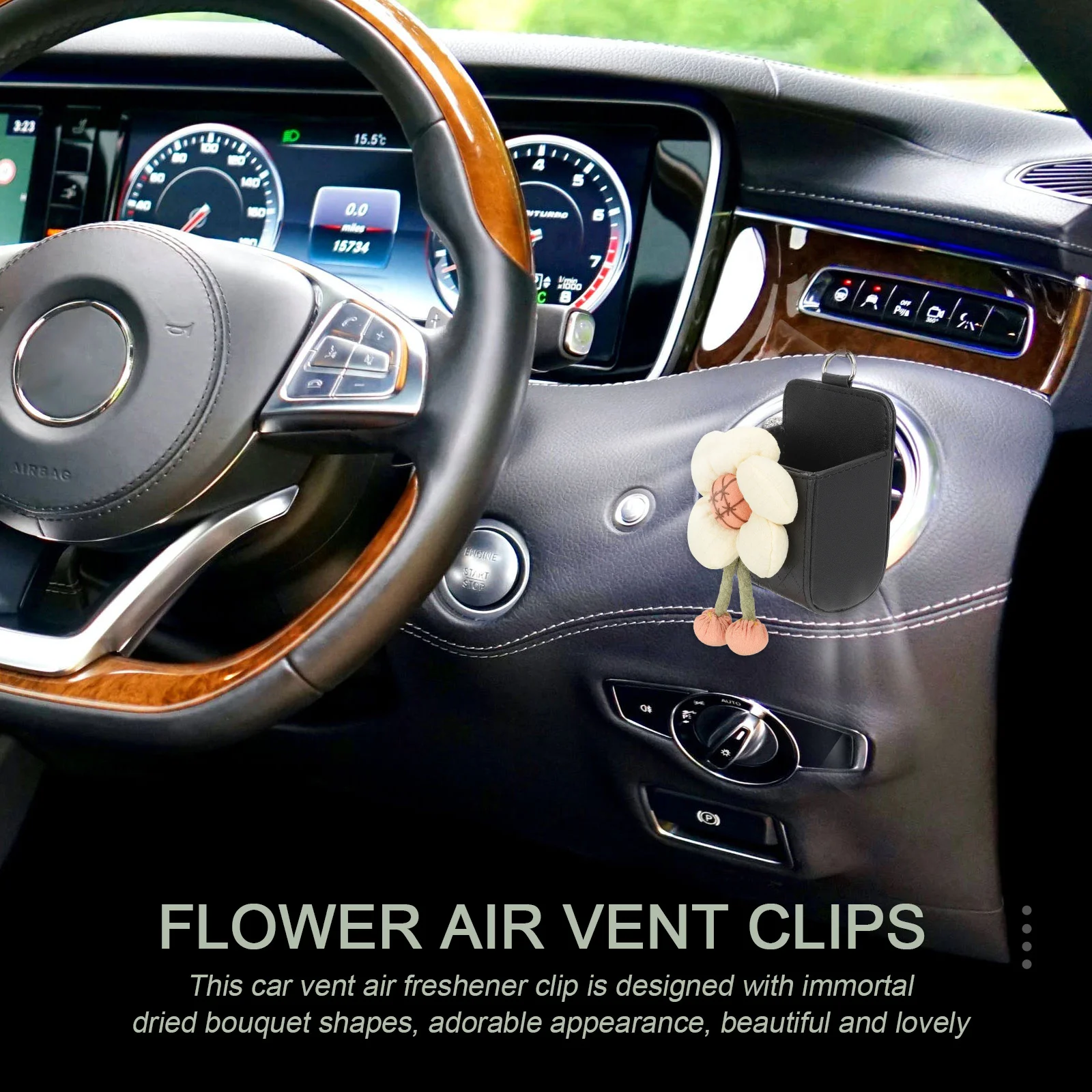 

Car Vent Storage Bag For Sunglasses Keys Coins Phone Cards Organizer Pouch Interior Accessories Suv Truck Decor