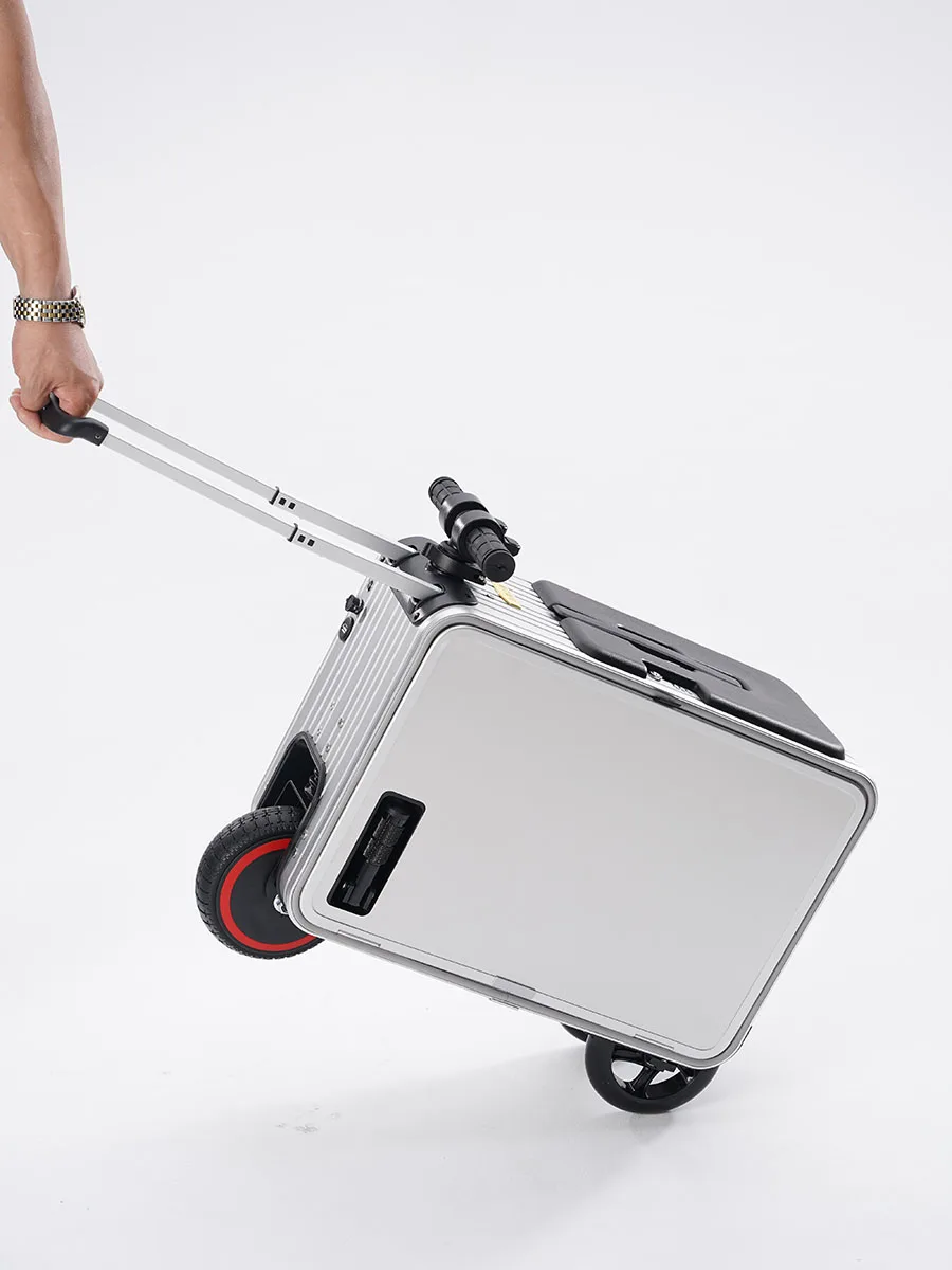 Electric suitcase Smart riding 2 inch student boarding travel trolley case can be manned scooter