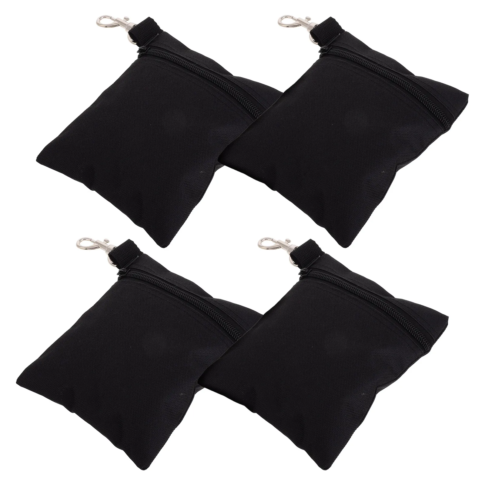 

4PCS Golf Accessories Waist Pack Small Storage Bag for Men Women Black Travel Case Compact Pouch Durable Nylon Golf Balls Tees