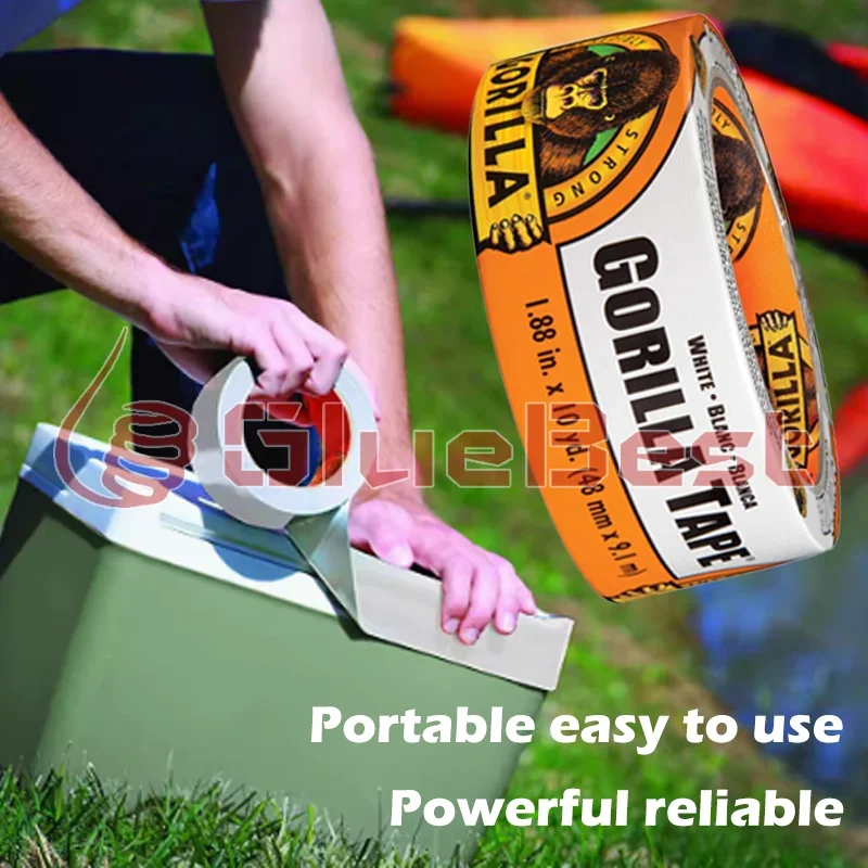 عامل معالجة مقاوم للطقس باللون الأبيض من شريط الغوريلا للمشروعات الداخلية والخارجية، منتج أصلي ذو التصاق قوي