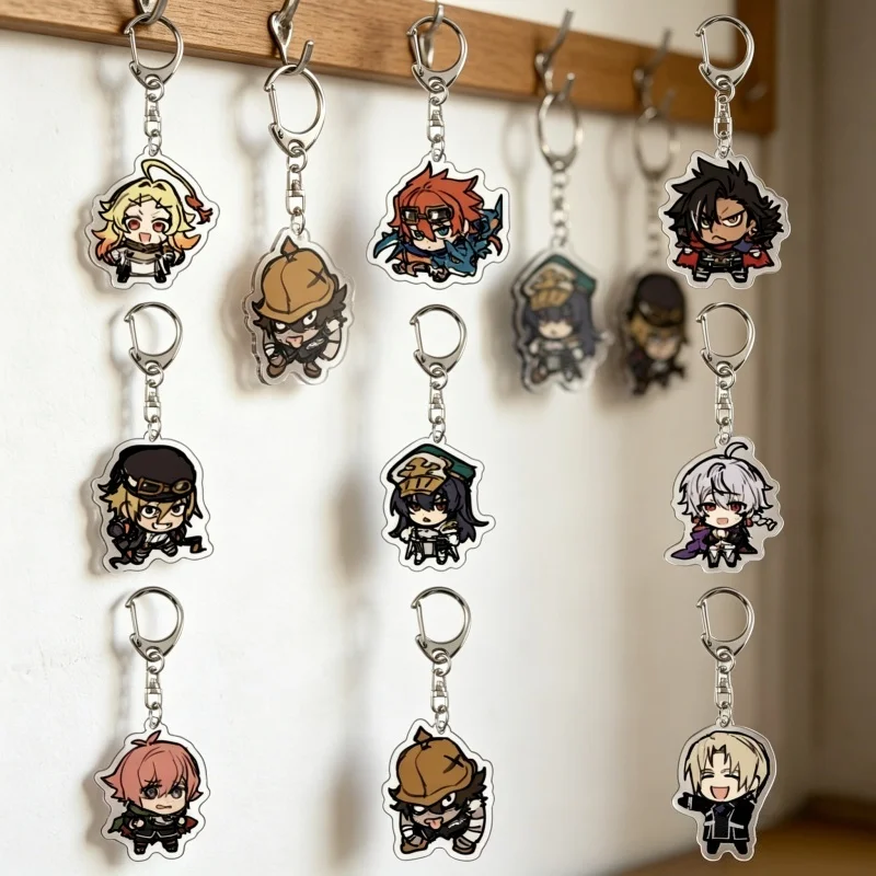 Sentenced to Be a Hero: The Prison Records of Penal Hero Unit 9004 Anime New Acrylic Keychain Bag Pendant Jewelry Souvenir 6cm