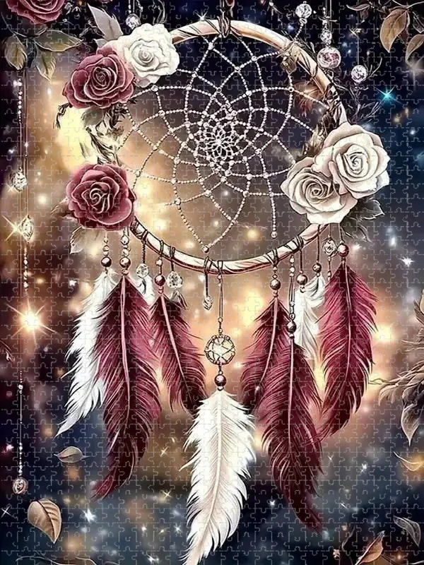 

Пазл для взрослых 1000 деталей, пазл с изображением ловца снов, идеально подходит для совместного творчества с семьей, подарок, игрушка для развлечений.