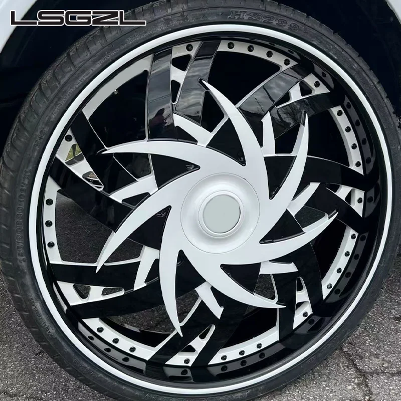 2-piece 3-piece Custom 18 Inch 19 20 Inch Passenger Car Rims 5x112 5x120 5x130 5x114.3 Forged Wheels 6x139.7 Rims Forged Alloy