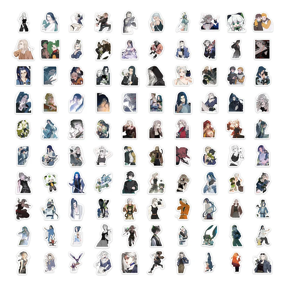 50/100PCS The Legend of Hei Anime Cartoon Sticker DIY Phone Laptop Luggage Skateboard Graffiti Decals Fun for Kid