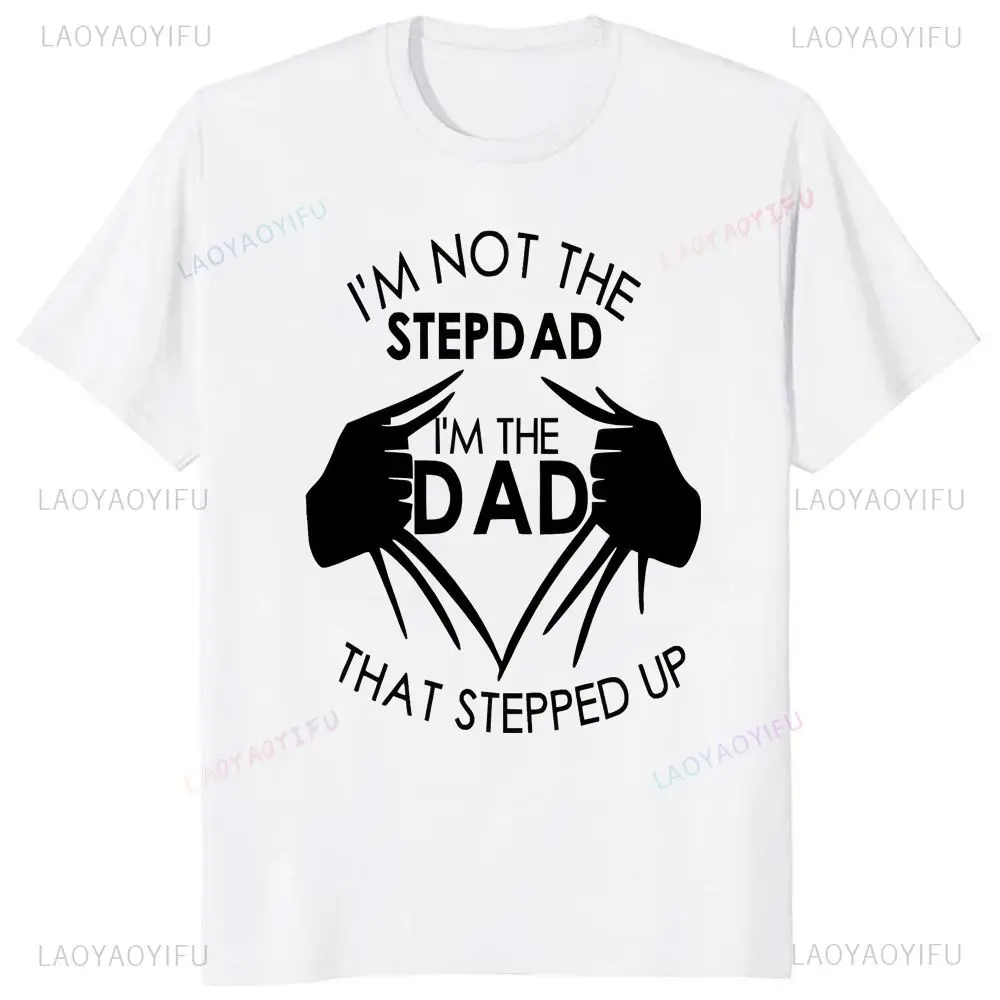 Fun Dad and Daughter That Is Unbreakable T-shirt Summer Trend Harajuku Short Sleeve Unisex Shirt Pattern Large T-shirt