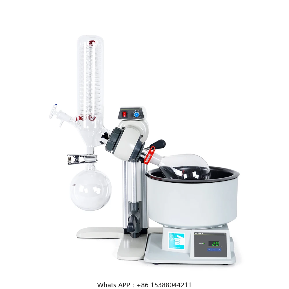 Laboratory 1L 2L 3L Thermostatic Control Distillation Extractor Purification Automatic LCD Display Vacuum Rotary Evaporator