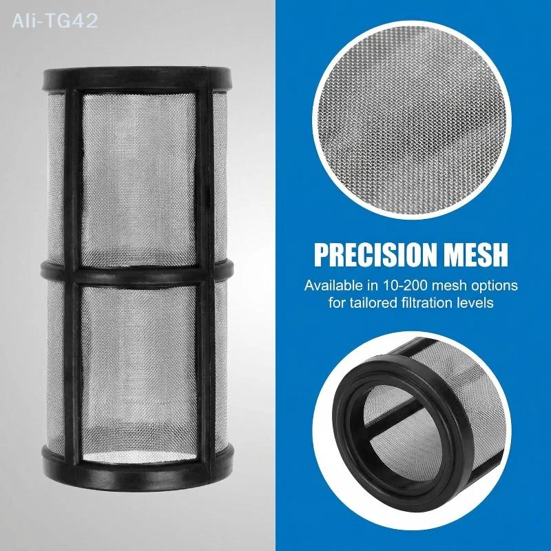10~200 Mesh Filternetz Gartenbewässerungsfilter Zubehör Edelstahl-Sieb Küchenreinigung Verunreinigungsfilter Sieb