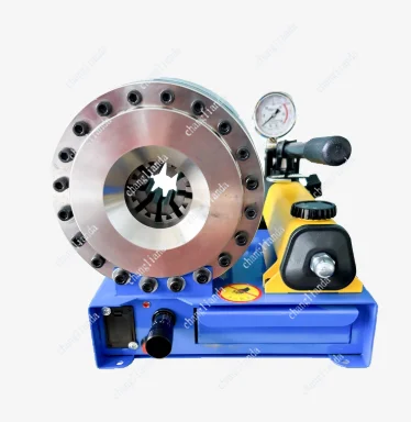 Oil Pipe Manual Pipe Crimping Machine Hydraulic Hose Press with 7 molds High Pressure Explosion-proof Pipe Brake