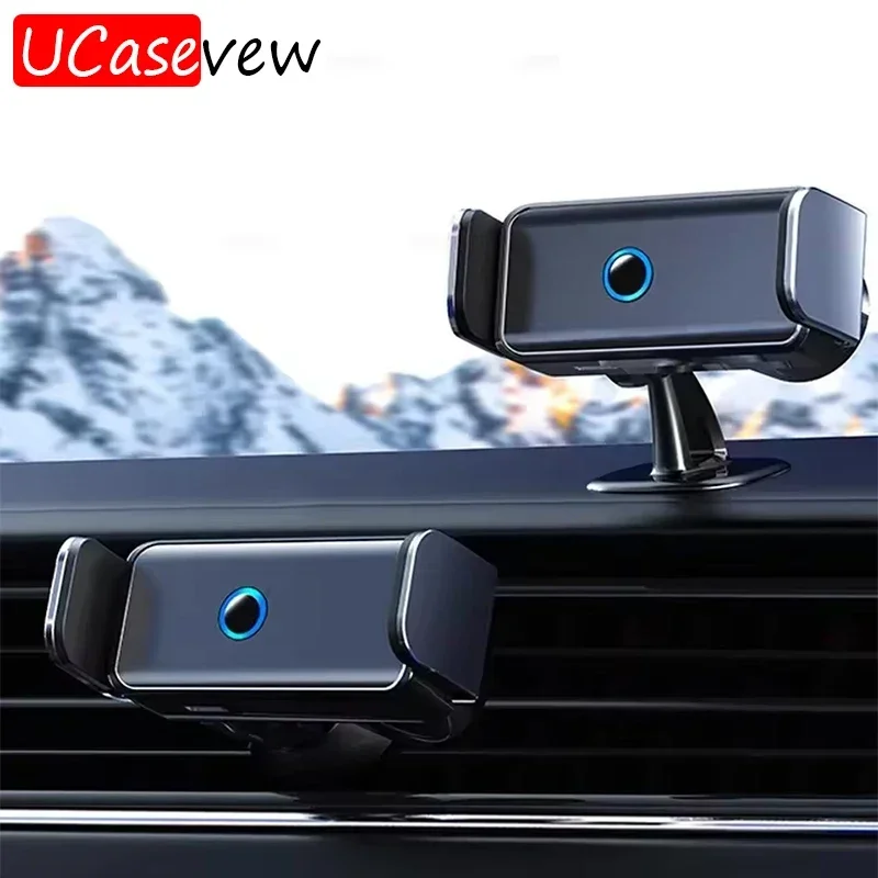 Universal Car Phone Stand For iPhone 16 15 Samsung Xiaomi Huawei 360 Rotation Auto Air Vent Mount Holder Smartphone GPS Bracket