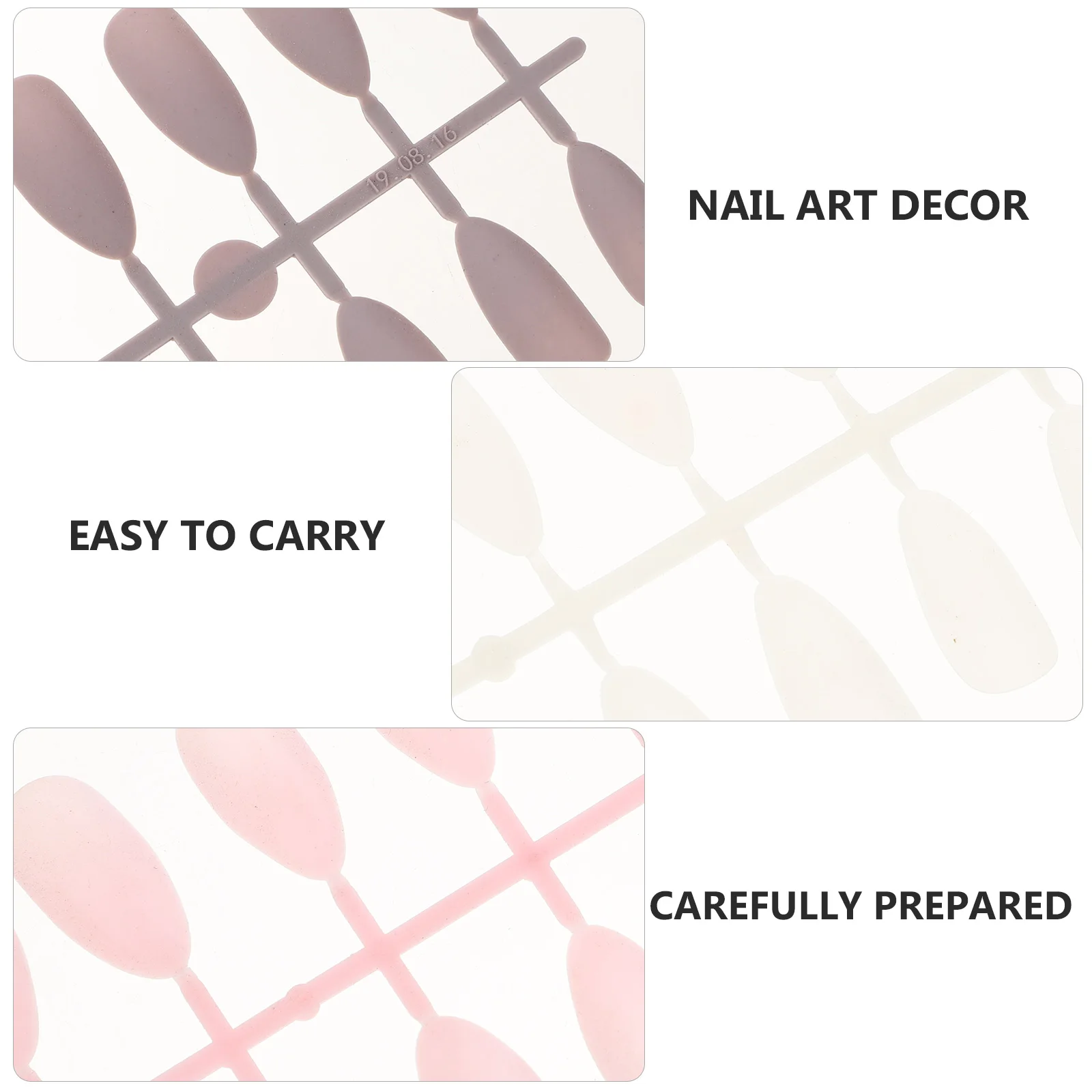 

120pcs False Nails Matte Finish Fake Nail Tips Detachable Ultra-Thin Pp Plastic Fake Nails For Salon Home Use Nail Art