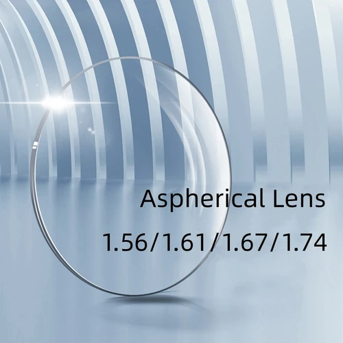 Imagen 2 del producto MOMOJA 1,56/1,61/1,67/1,74 HD lentes ópticas asféricas transparentes antiarañazos antirreflectantes CR39 resina para miopía e hipermetropía