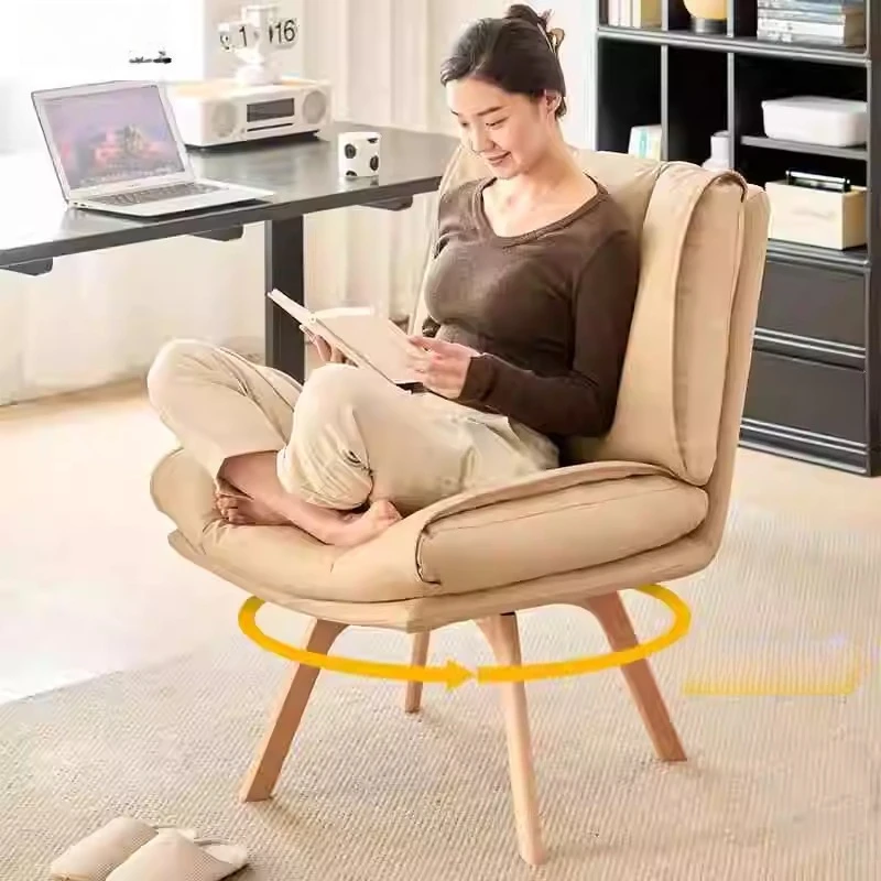 Designer Nordic Office Chairs Comfortable Simple Relaxing Study Computer Chair Swivel Oversized Silla Oficina Home Office