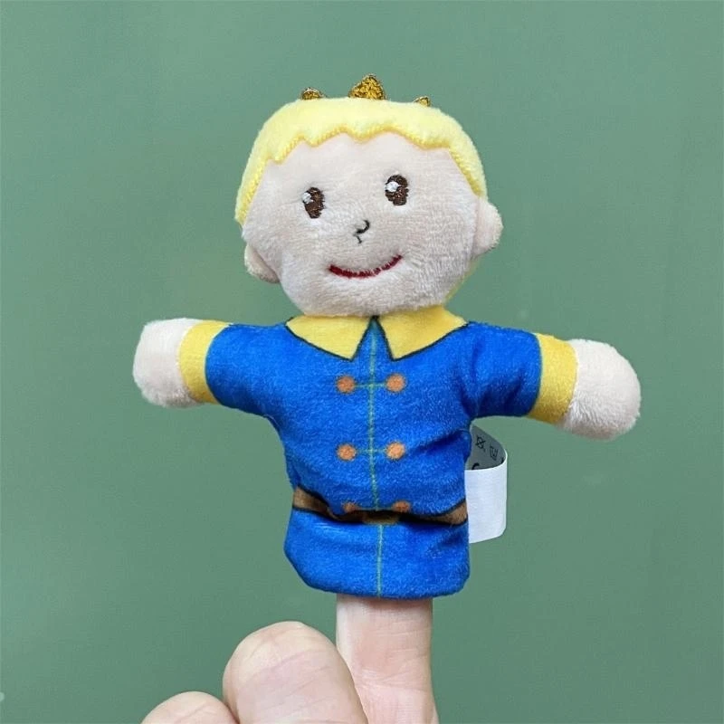 Công chúa dễ thương Con rối ngón tay sang trọng có thể chuyển Hàm Tương tác nhập vai Đồ chơi mềm 15UB