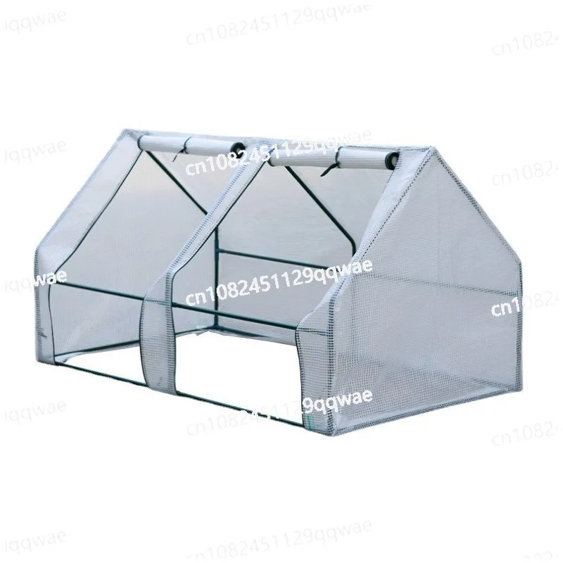Greenhouse arch shed flower shed warm room tunnel type succulent flower tower sun room insulation rainproof seedling greenhouse