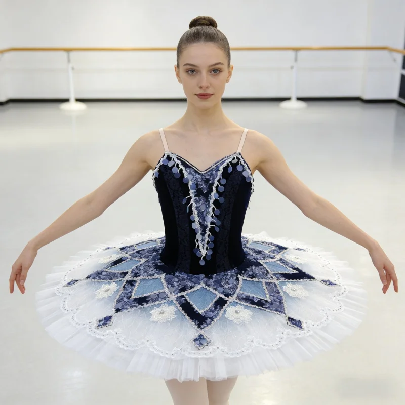 

BT26011094 Высококачественные балетные костюмы-пачки Blue Bird для детей, девочек, женщин и взрослых, 9 или 12 слоев, для выступлений
