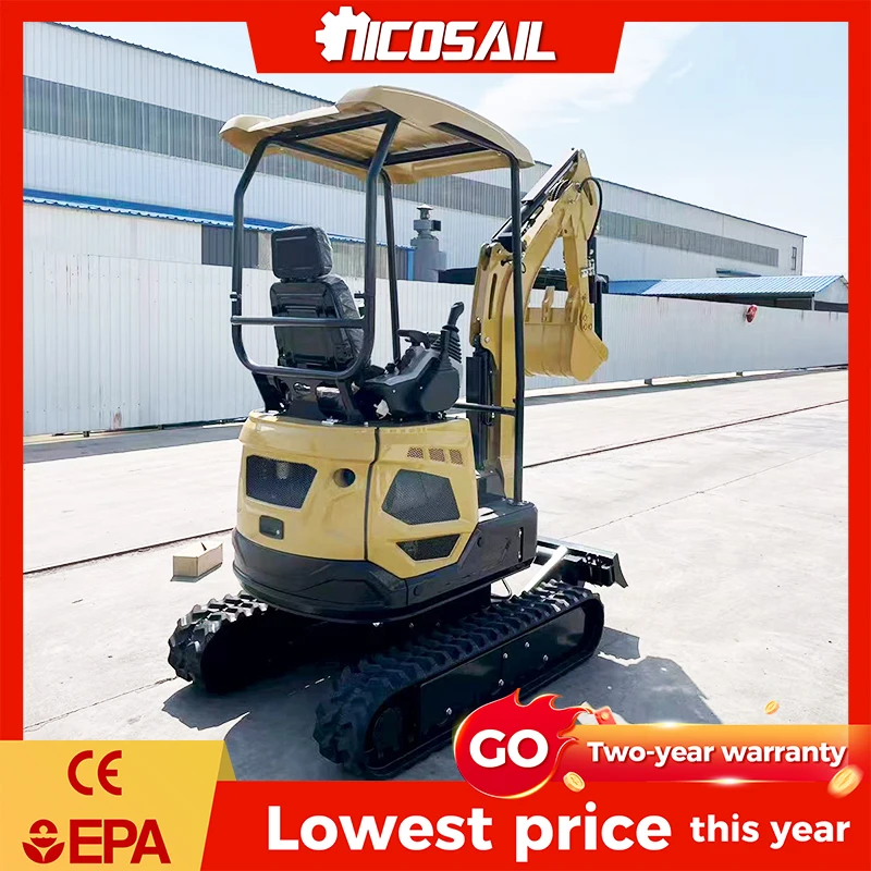 

Wholesale 1.8 Ton Mini Excavator Custom Kubota Engine Crawler Excavator Small Hydraulic Bagger Digger 1 Ton 2 Ton Prices