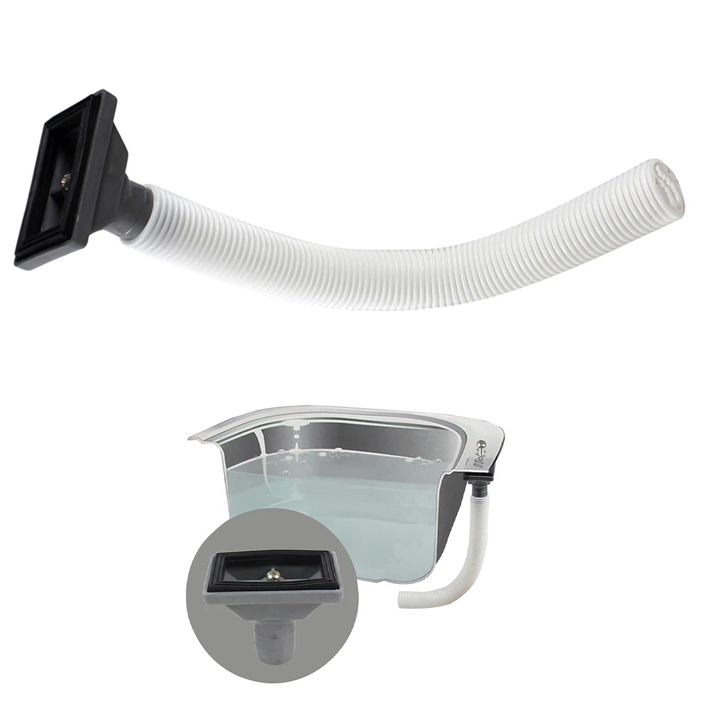 1 PC Overflow Pipe Upward Rectangle Overflow Pipe Head Kitchen Sink Replacement Connector Washbasin Drainer Accessory