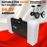 54.8V 4400mAH 3-pin/4-pin SELF BALANCING Skateboard Battery for Xiaomi Ninebot Segway MINI Lithium Cell Connection App with BMS