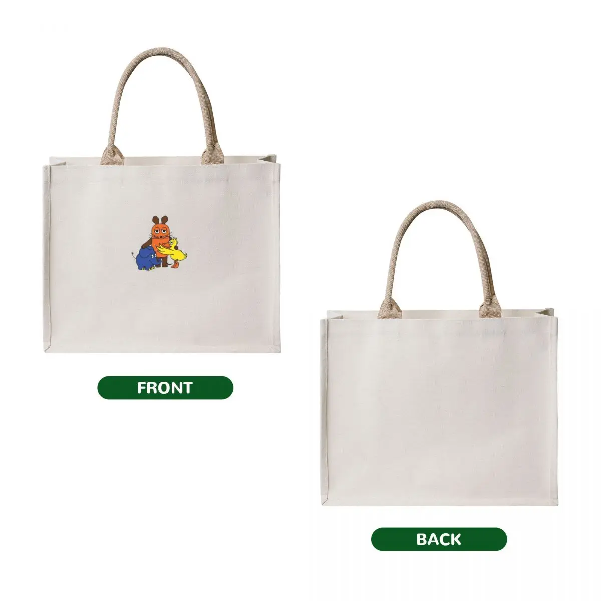 Sendung mit der Maus / Elephant / German tv Tote Bag tote bag canvas shopping cart bags Handbags women