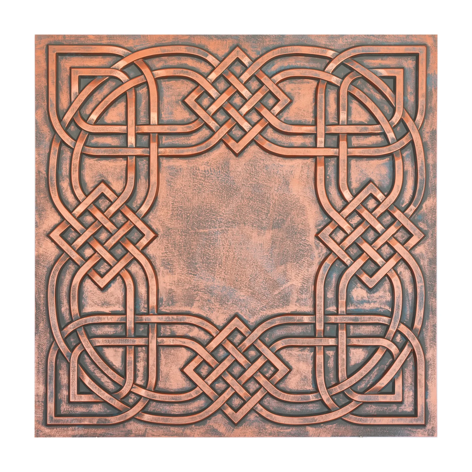 

Suspended Ceiling Tiles Embossed Interior Wall Panel PL61 Rustic copper 10tiles/lot