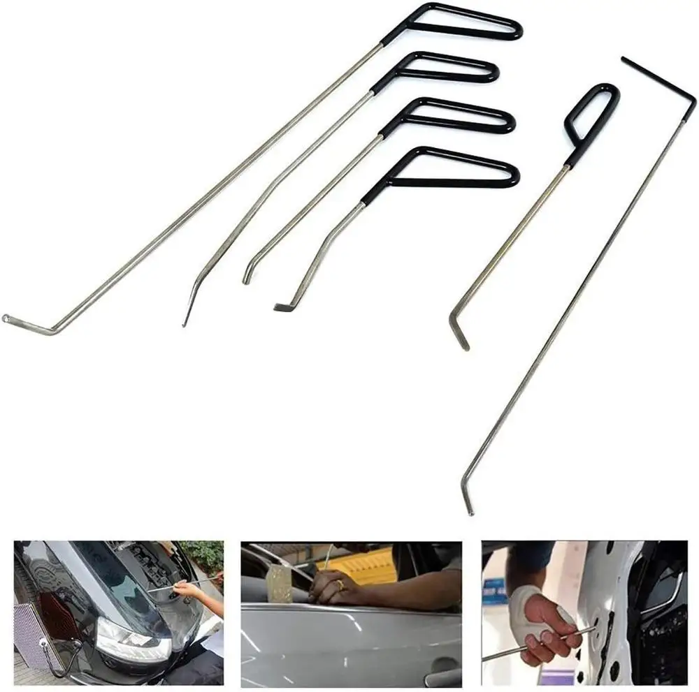 

1 Set Tools Best Quality Hooks Rods for Paintless Dent Removal Car Repair Kit Auto Tools Door Dent Ding Hail Removal dropshippin