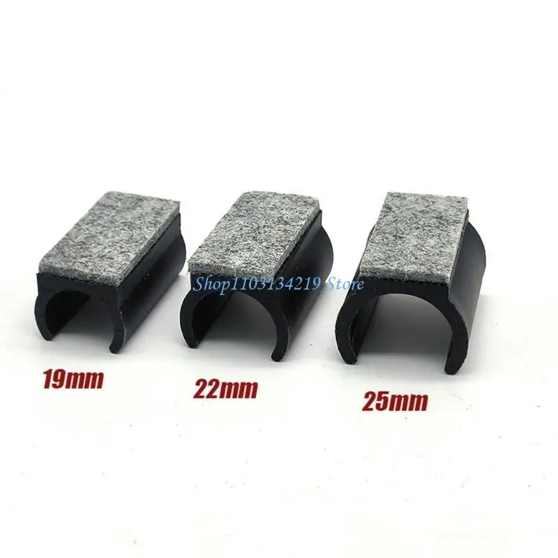 N5KC Set of 10 Sturdy Felt Chair Feet Protectors Convenient for Flooring Protective