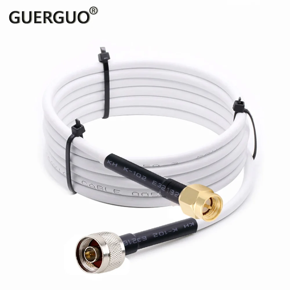 1PC N Type Male Female to SMA Male Plug RF Adapter Pigtail RF Coaxial RG58 Cable Extension Cord Jumper 15CM 50CM 1M 2M 5M