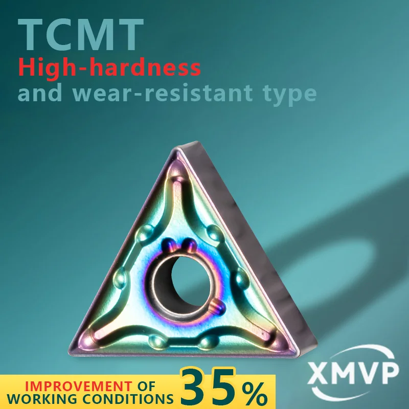 Lama da tornio triangolare CNC TNMG160404/08-MA in acciaio inossidabile ad alta durezza e grado resistente all'usura MP7120