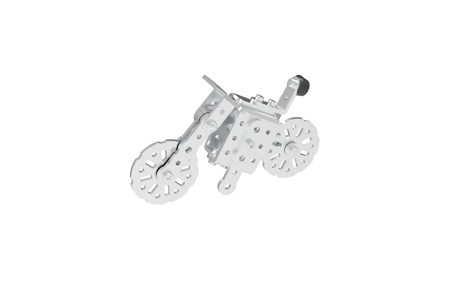 Humanoid Robot Metal Kit Explores the Principles of Human Walking Suitable for Children's Cognitive Inquiry Science Kit R0903