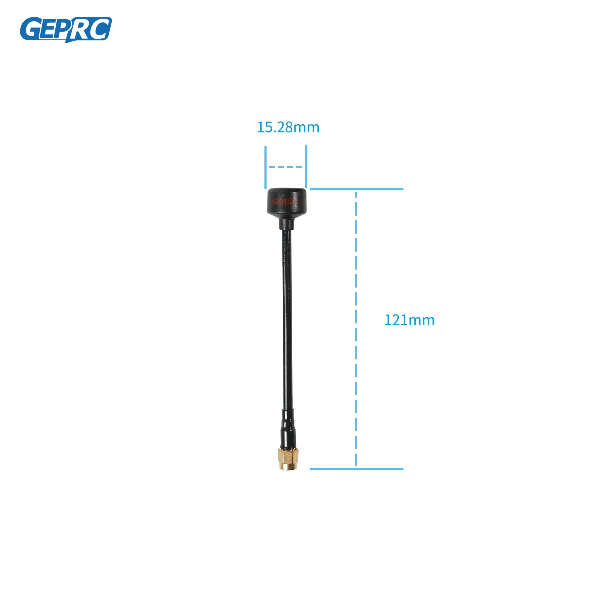 GEPRC-antena Momoda 5,8G, conector de largo alcance para Dron FPV, cuadricóptero de carreras, versión LHCP RHCP