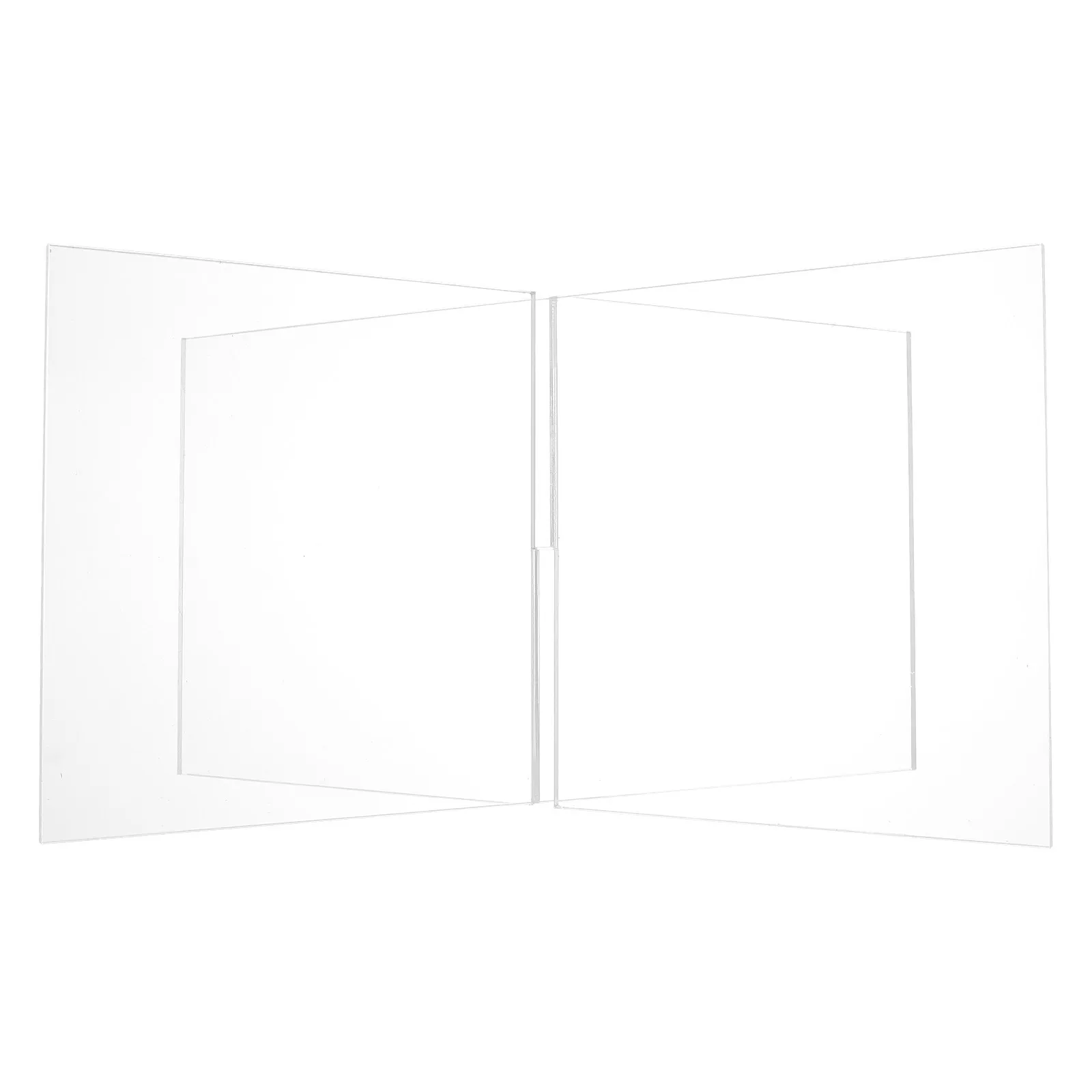 Transparent Acrylic X Shape Book Rack Versatile Desktop Book Holder for Reading Piano Scores Home Office Library Study Space