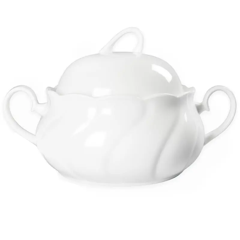 BHTS- Serving Soup Tureen Bowls With Lid Serving Tureen, Lovely Soup Pot, Microwave Dishwasher Safe