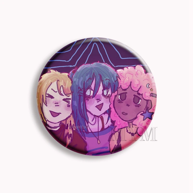 Horror Game Lacey's Games Anime Button Pin Lacey's Petshop Cartoon Brooch Badge Bag Accessories Decor Gamer Collect Fans Gifts view 2
