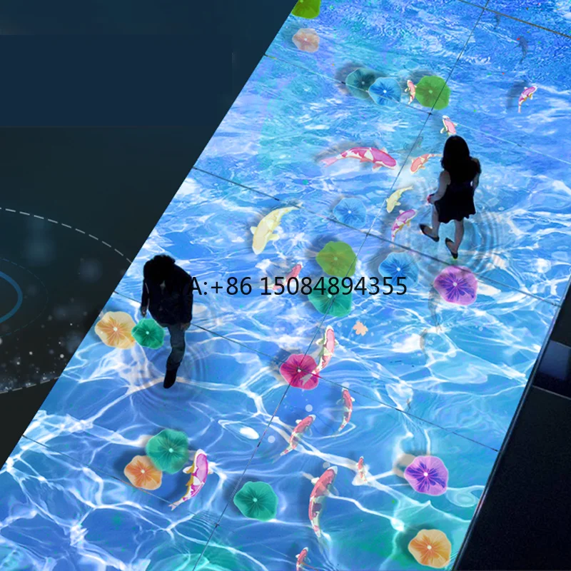

Shenzhen Waterproof LED Display Screen for Shopping Mall Tile Screen Interaction with Gravity Sensing Non-Slip Floor Tiles