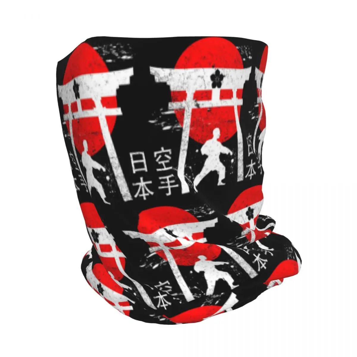 Budo Soul Karate Spirit Martial Arts Bandana Neck Gaiter Wrap Scarf Multi-use Face Mask Beanies Hat for Men Women Adult Washable