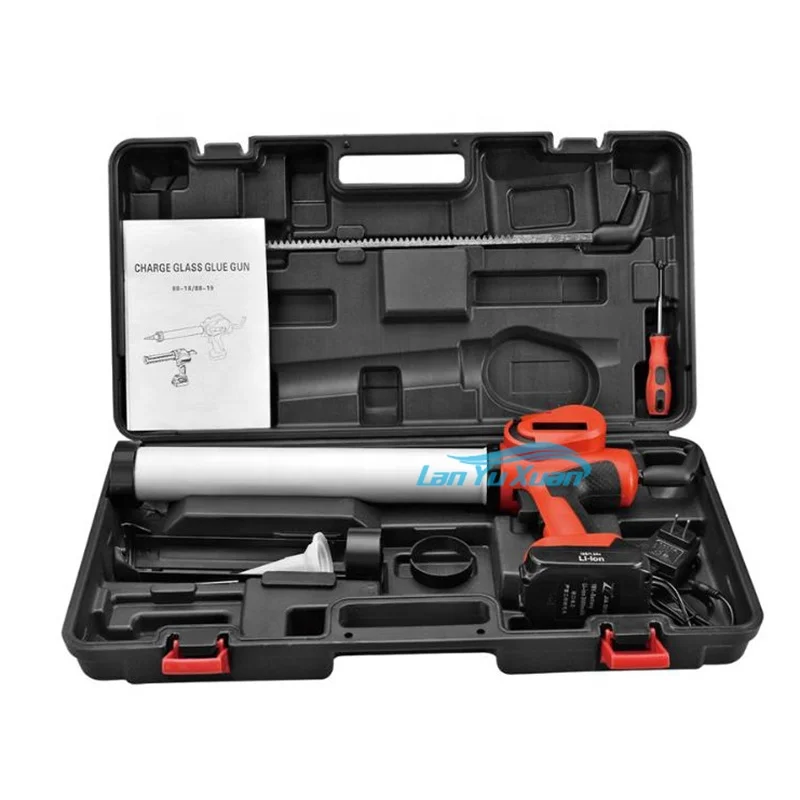 High power electric sealant caulking gun cordless with lithium battery