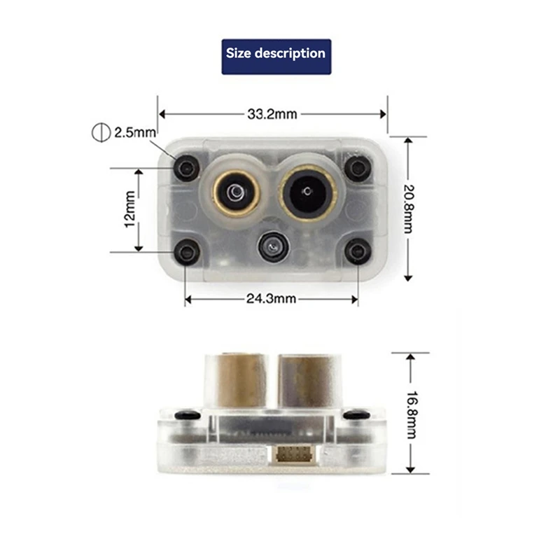 N11R-Micoair MTF-01P Optische stroom- en lidasensor voor drones UAV Indoor Positioning Module Navigatiemodule
